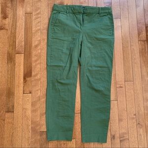 Jcrew mercantile 8 green skinny cotton pant